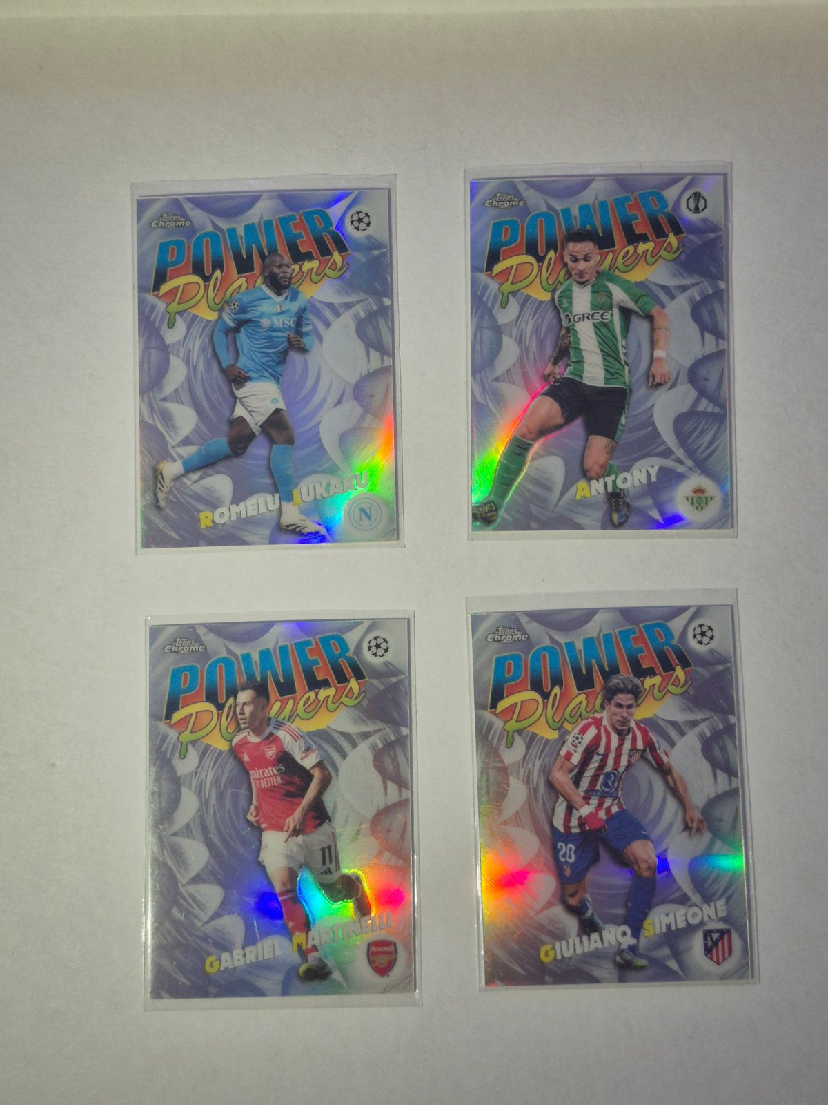 4 Power Players Holo Lot Topps Chrome