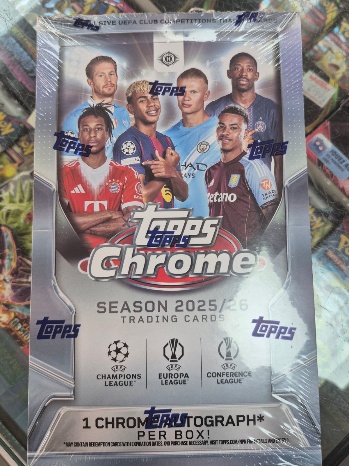 Topps Chrome Hobby Box İmza Garantili (80 Kart)
