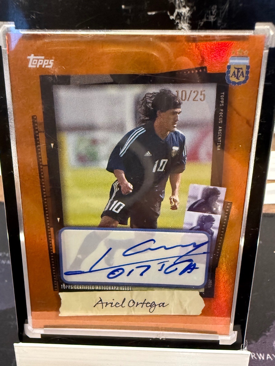 Ariel Ortega Topps /25 Auto