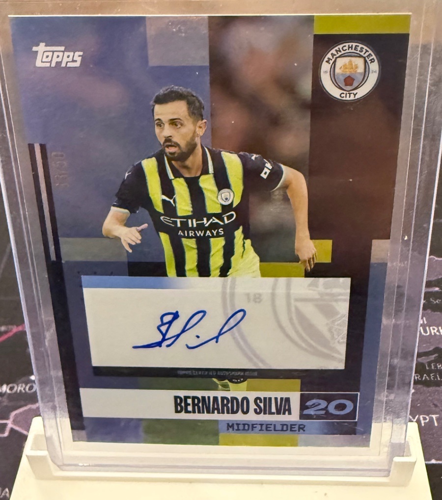 Bernardo Silva /50 Auto Topps