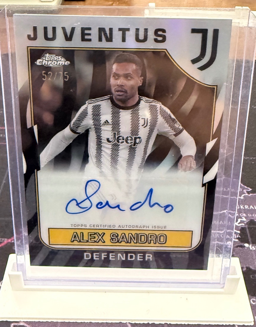 Alex Sandro /75 Auto Topps