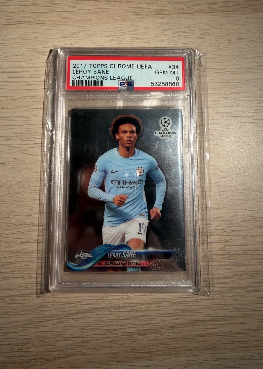 Leroy sane ucl topps psa 10