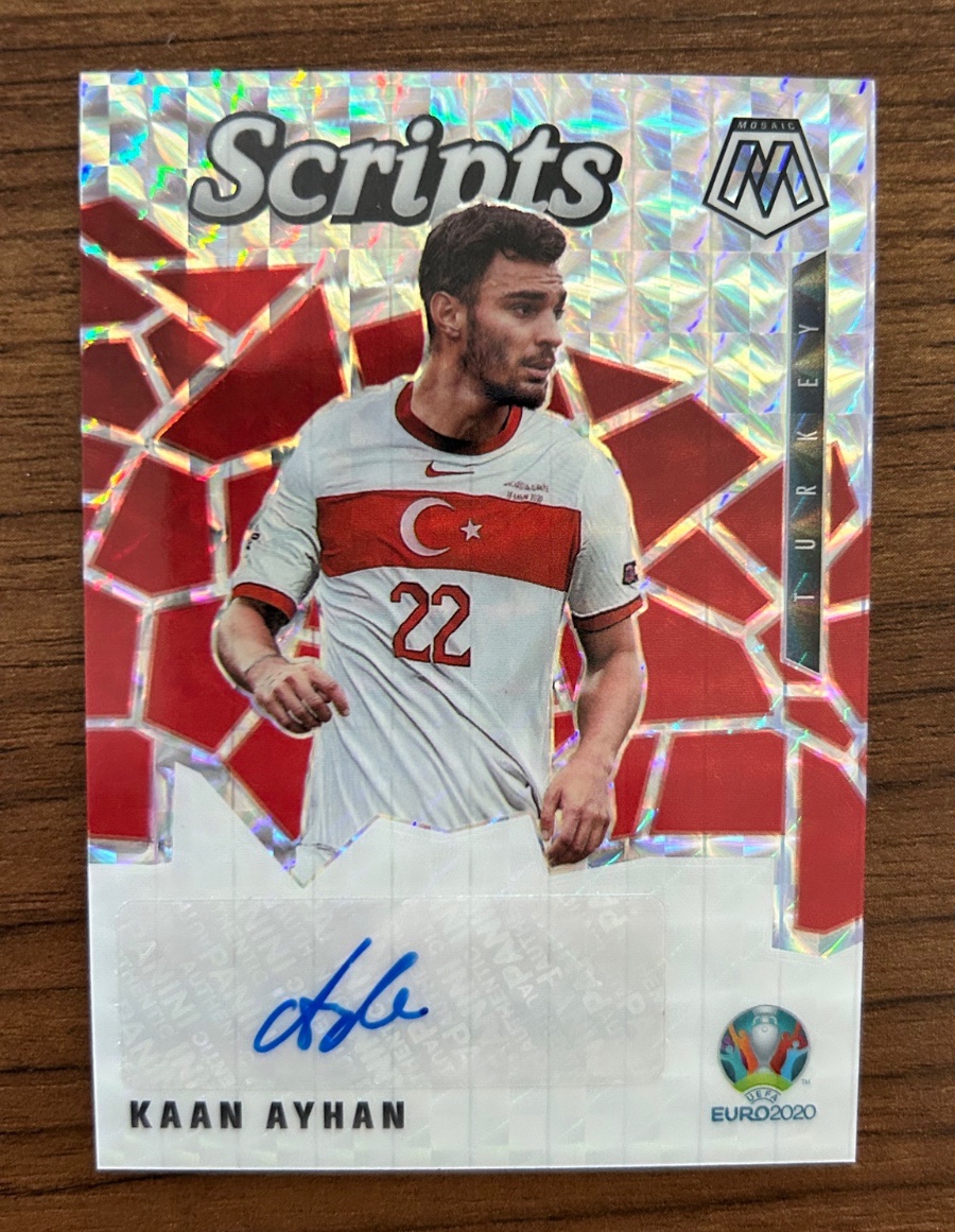 Panini Mosaic Kaan Ayhan Euro 2020 Auto
