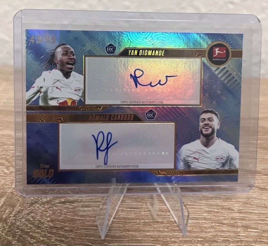 Topps Yann Diomande RC Romulo Cardoso RC Dual Auto /99