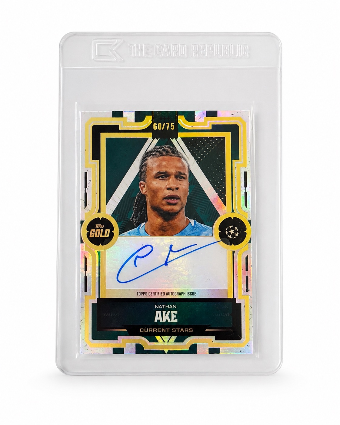 Nathan Aké Topps Gold UCC Auto /75