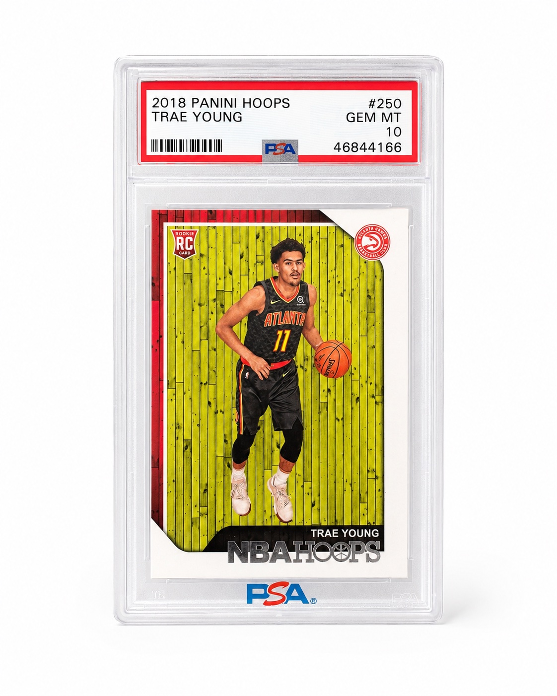 Trae Young 2018 Panini Hoops RC PSA 10