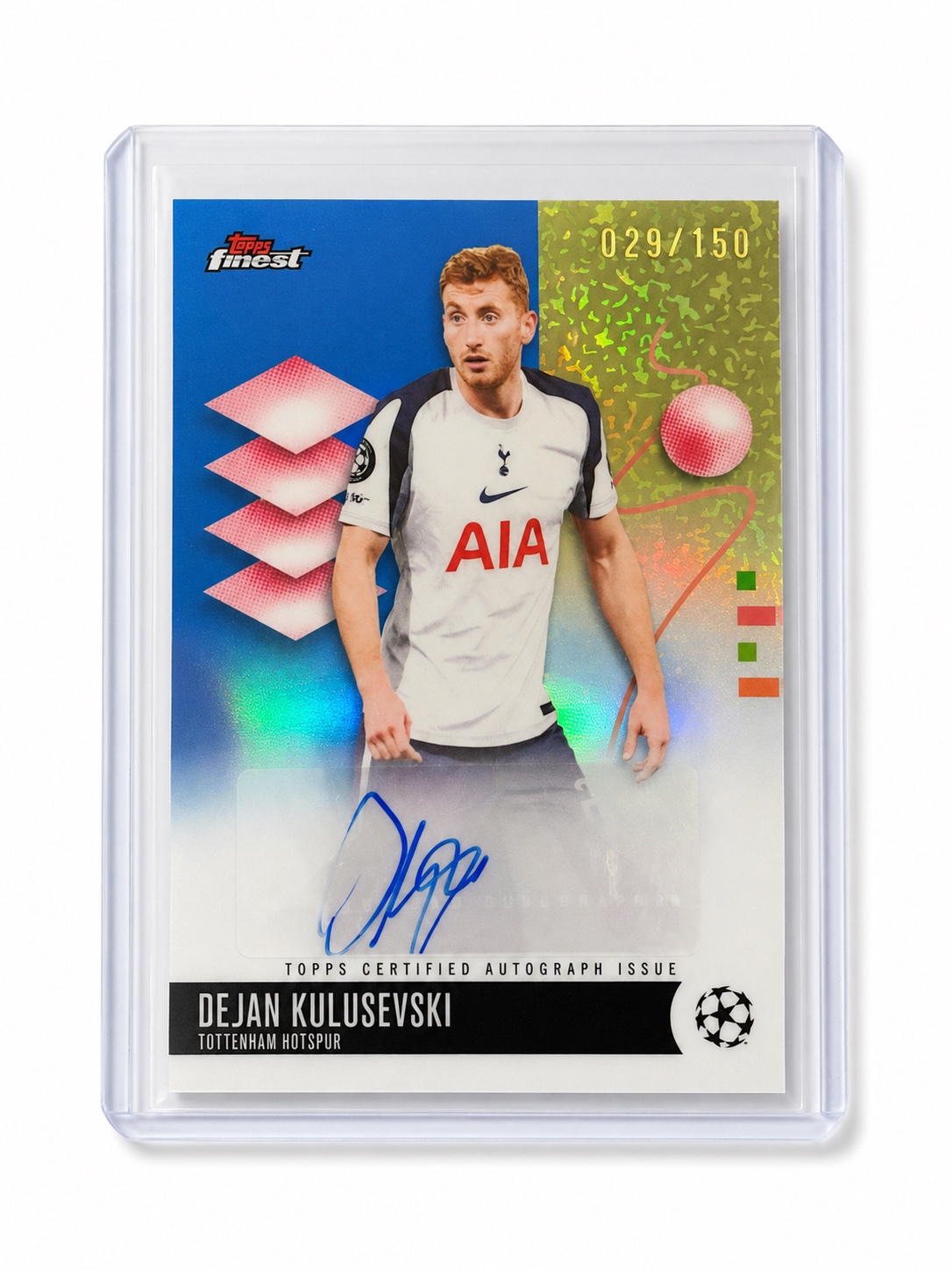 Dejan Kulusevski Topps Finest Auto /150
