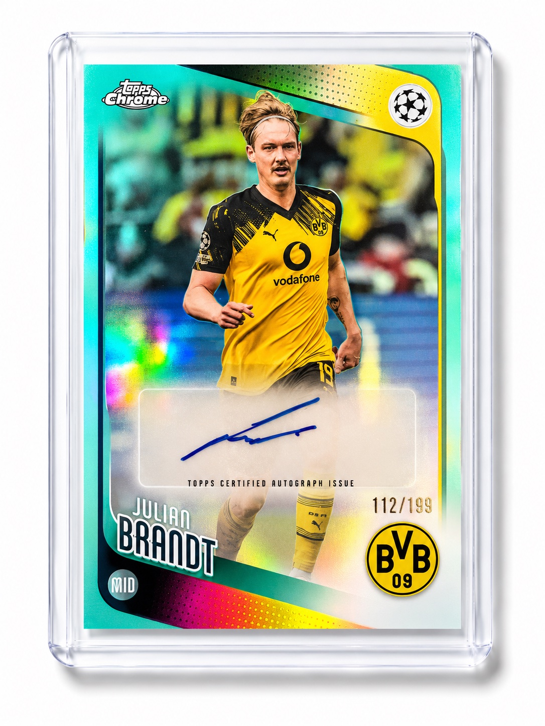 Julian Brandt Topps Chrome Auto /199