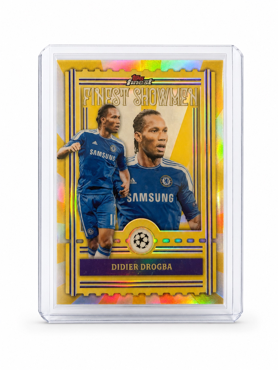 Didier Drogba 2025-26 Topps Finest İnsert - Finest Showmen