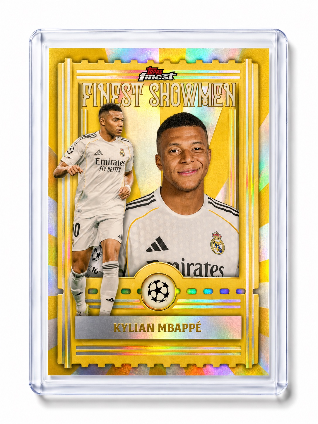 Kylian Mbappé 2025-26 Topps Finest İnsert - Finest Showmen