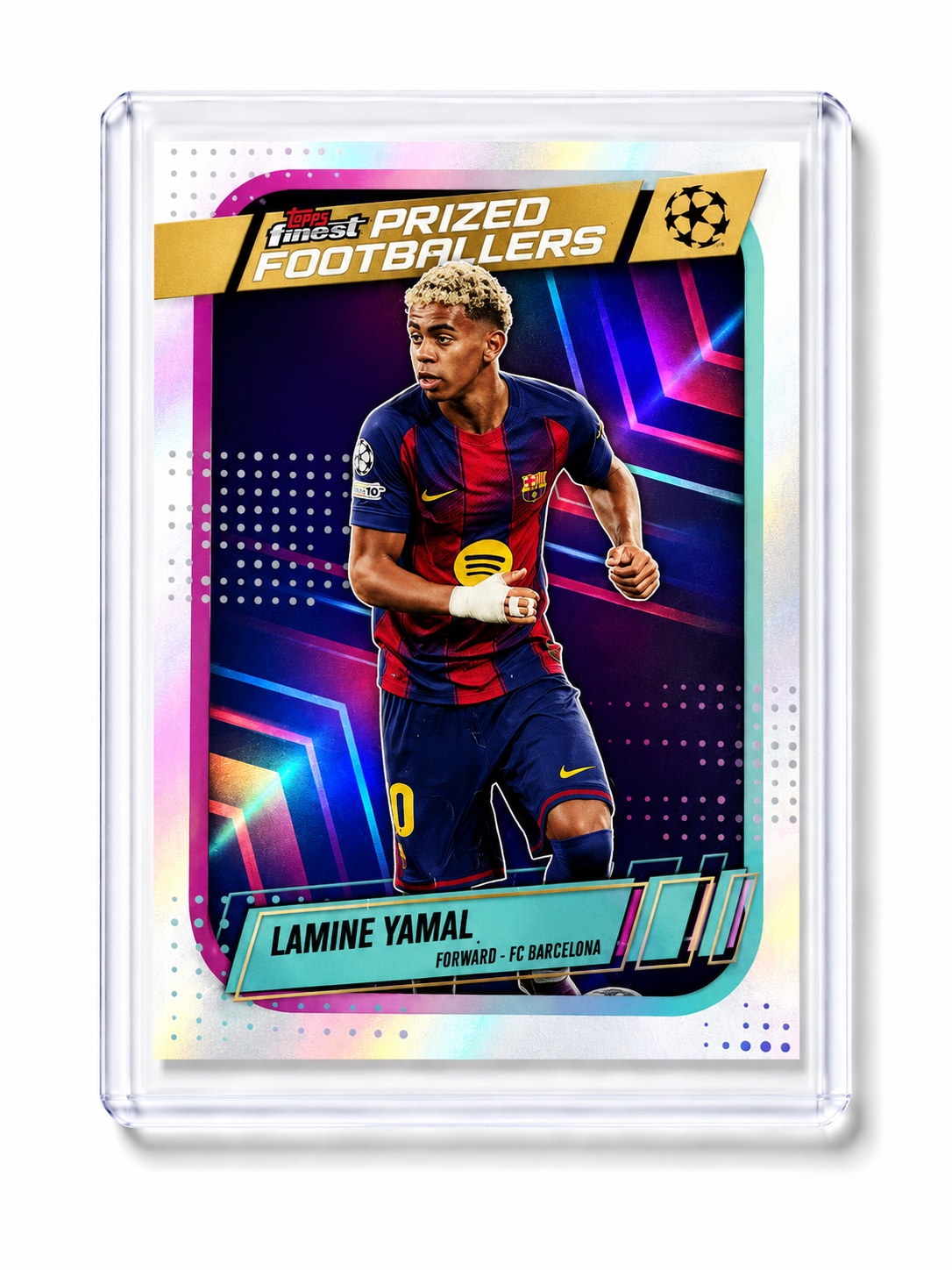 Lamine Yamal Topps Finest 2025-26 Prized Footballers İnsert