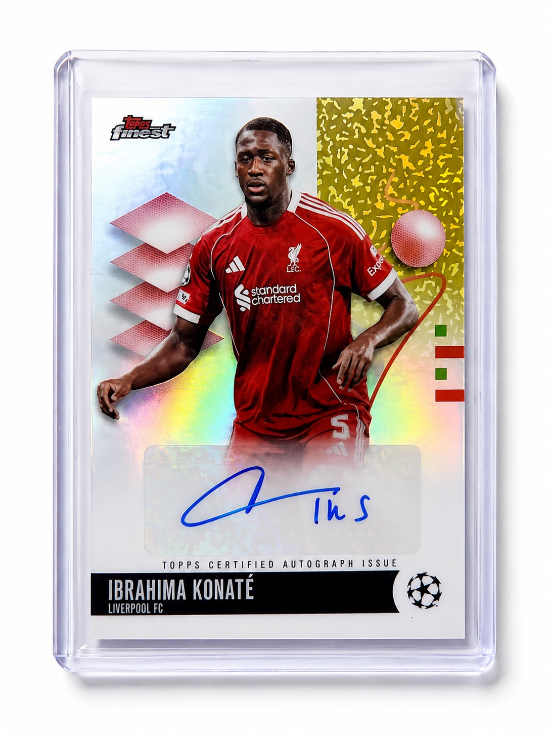 Ibrahima Konate 25-26 Topps Finest Auto