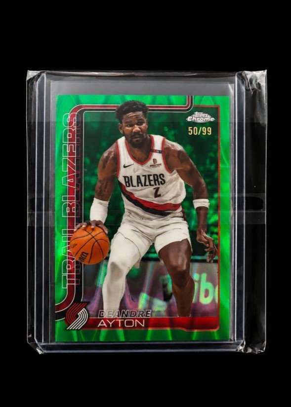 2025-26 Topps Chrome - Deandre Ayton #168 Green RayWave Refractor /99
