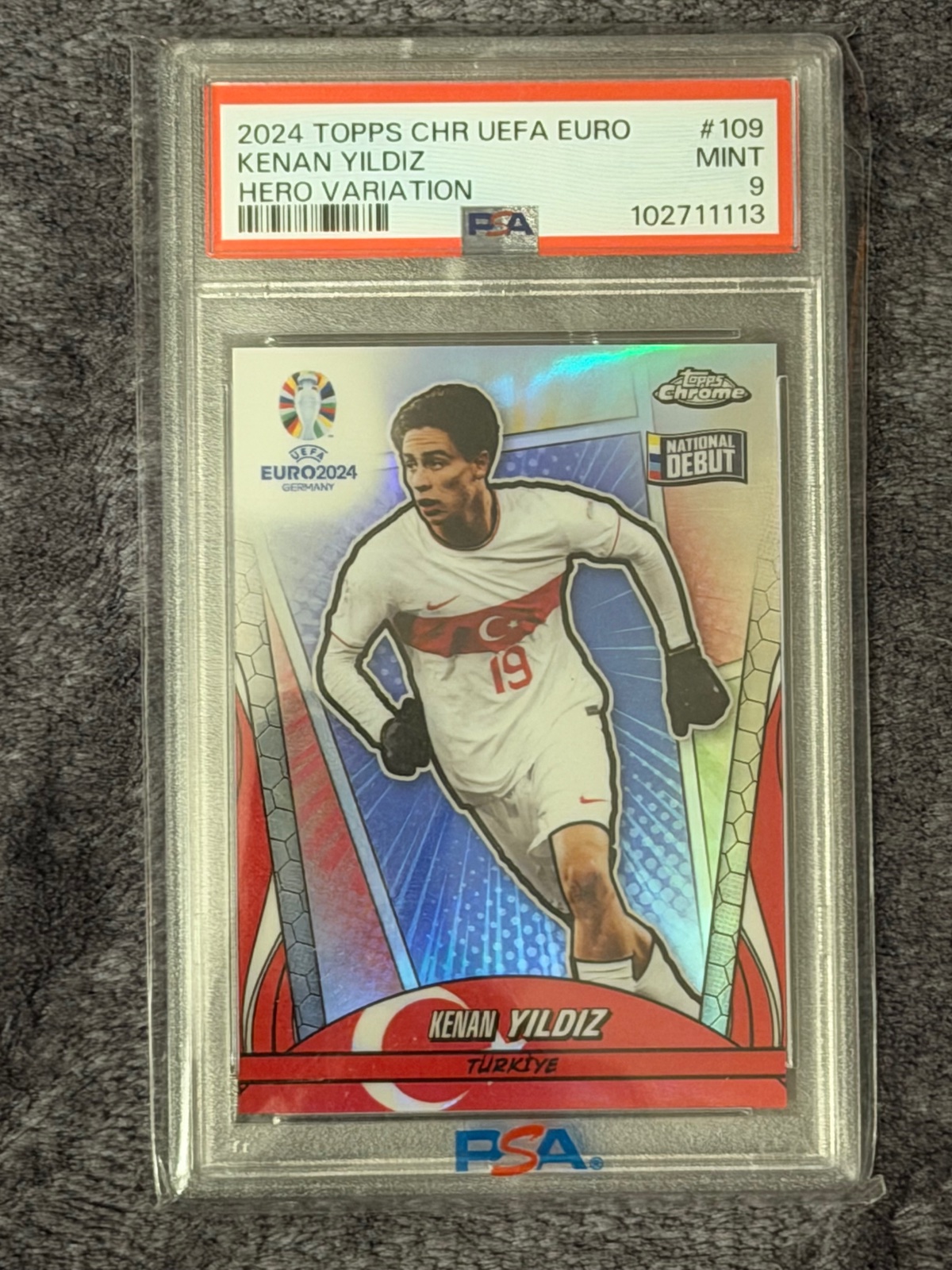 PSA 8 Kenan Yıldız İmza /99 Juventus Team Set