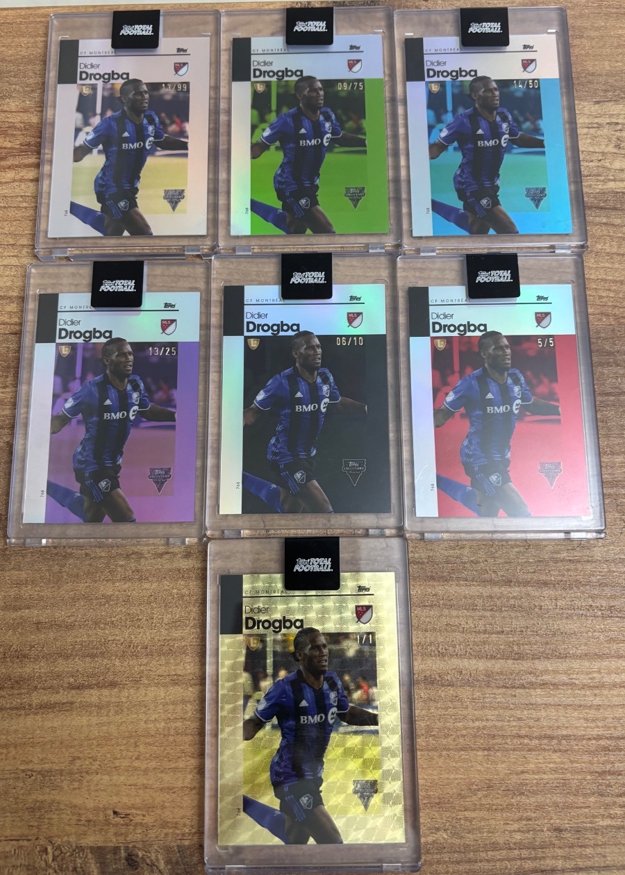 Didier drogba topps chrome rainbow mls