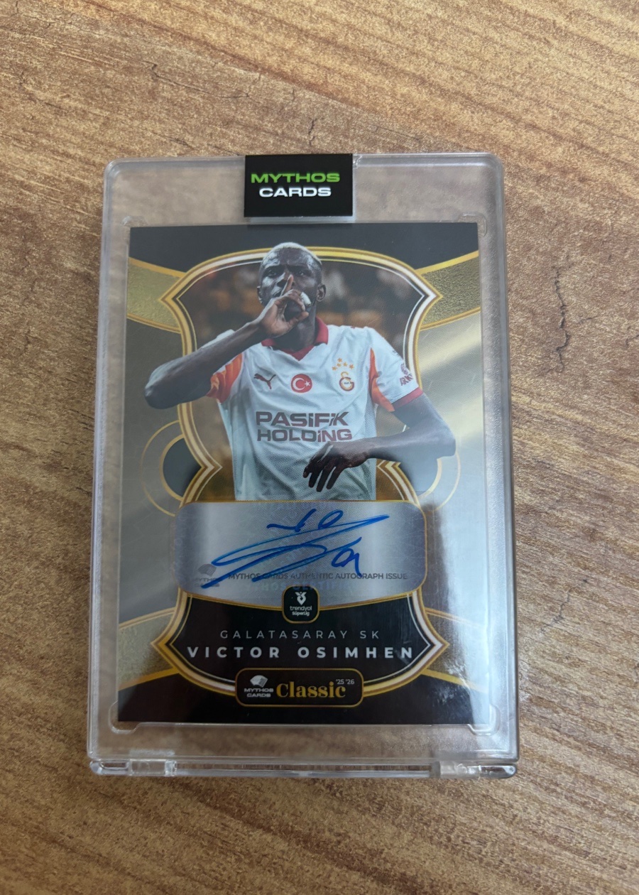 Classic Victor Osimhen 1/1 auto galatasaray