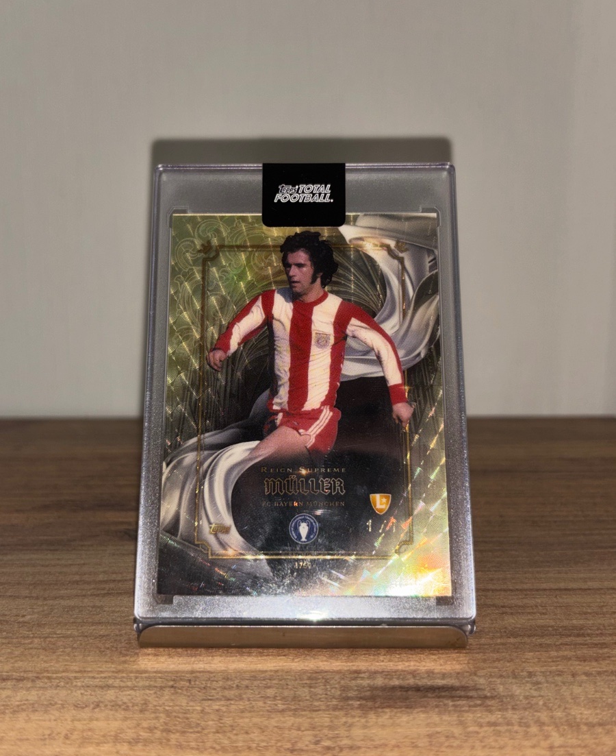 Topps chrome gerd müller 1/1 superfractor