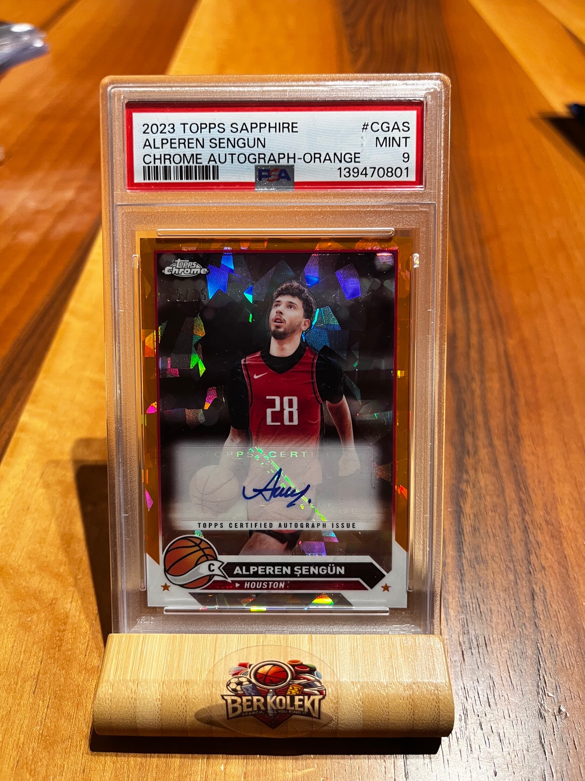 Alperen Şengün /25 & PSA9 & imza