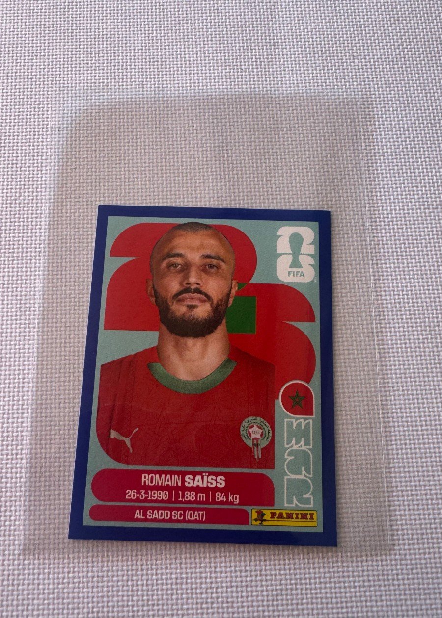 R. Saiss (MAR 7) - USA Version - Blue Sticker