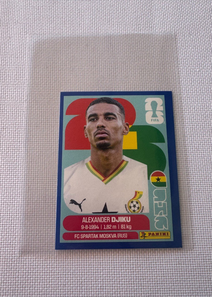 A. Djiku (GHA 6) - USA Version - Blue Sticker