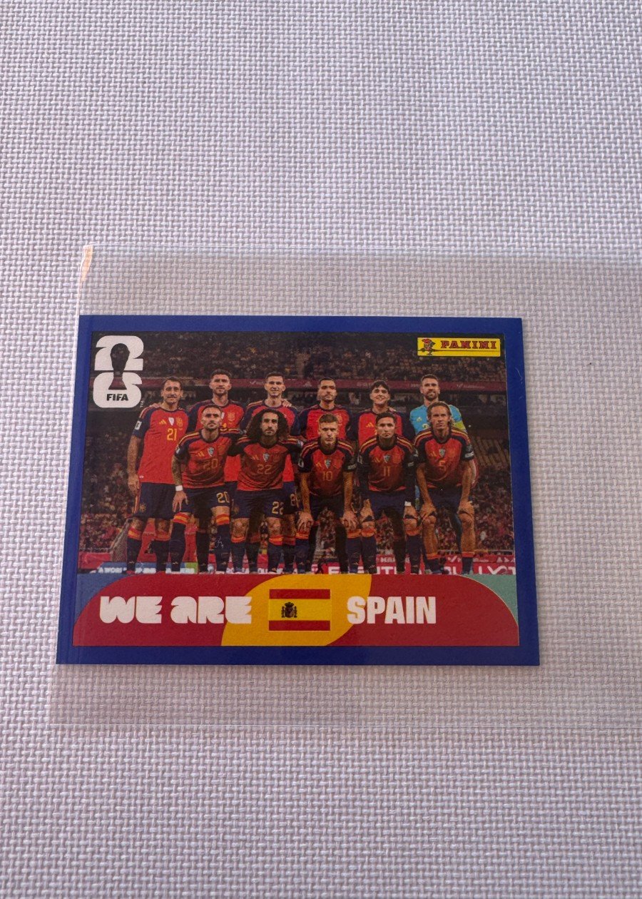 A Milil İspanya Erkek Futbol Takımı - USA Version - Blue Sticker