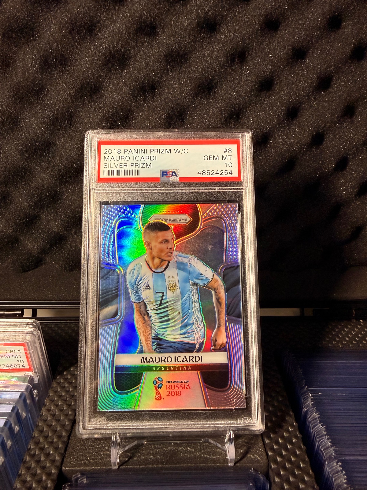 Mauro İcardi 2018 prizm PSA 10