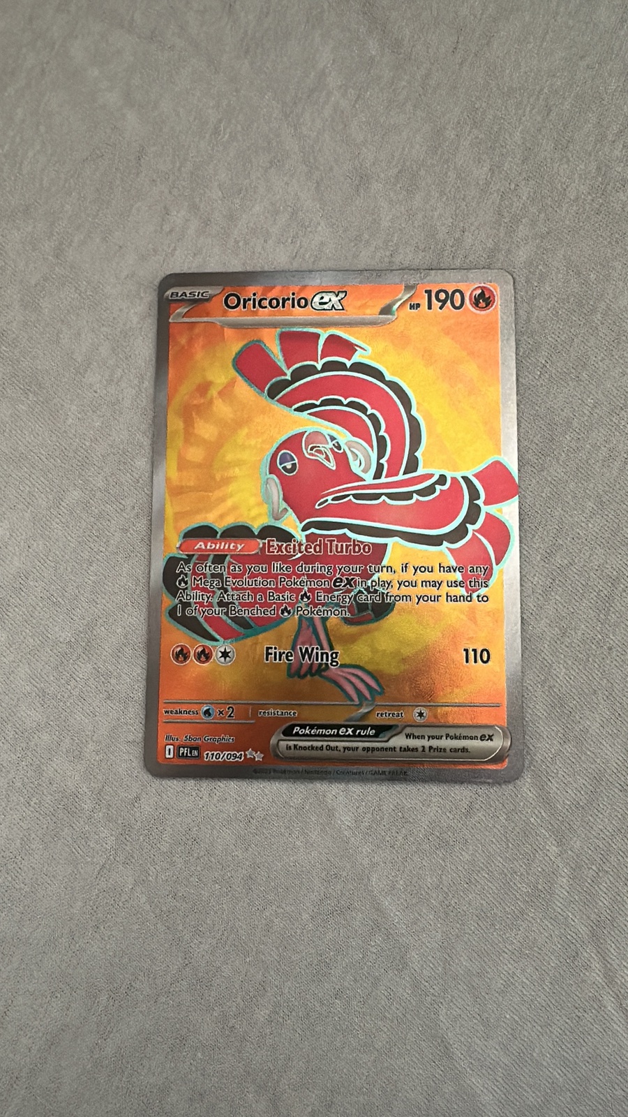 Oricorio Ex 110