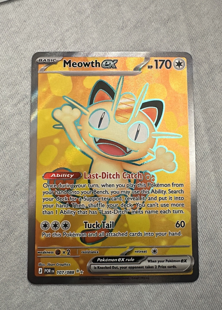 Meowth ex 107