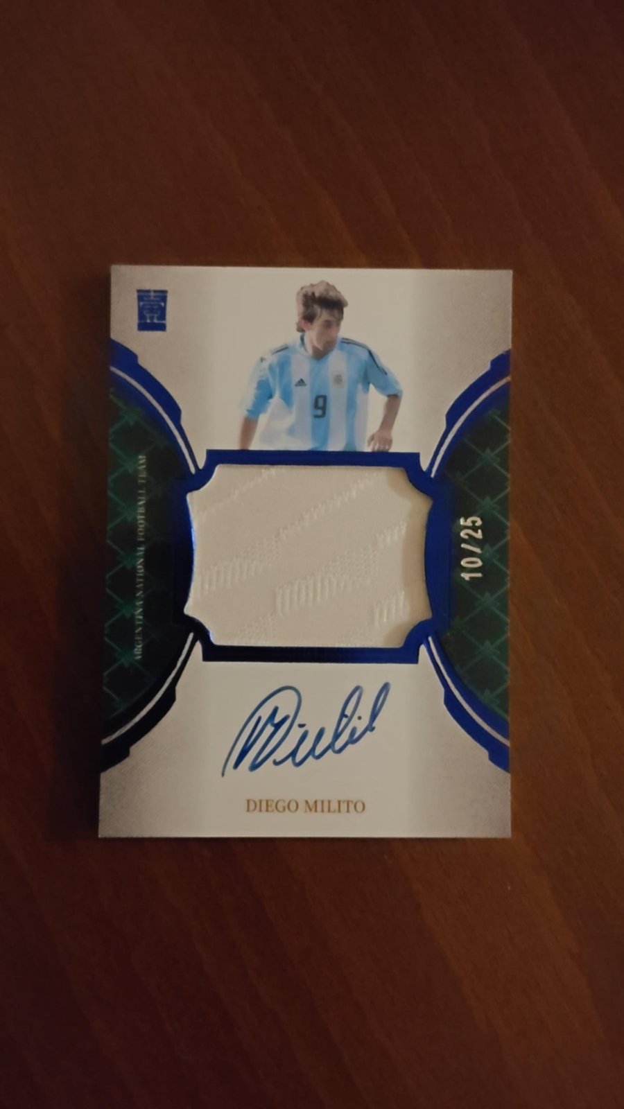 Diego Milito /25 imza-patch